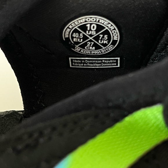 Keen Whisper tie dye rainbow water / hiking sandals NWOT 10 - Picture 10 of 10